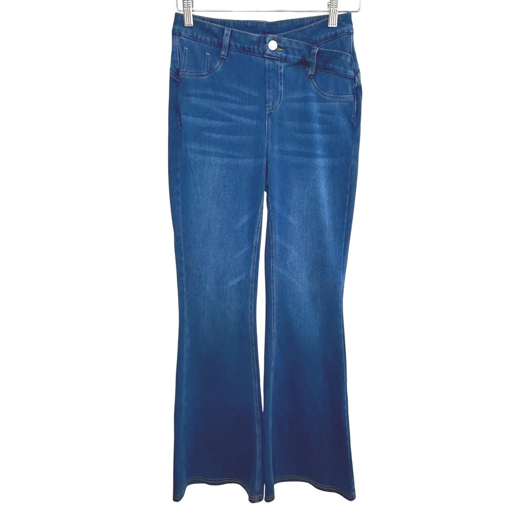 Halara Flex High Waisted Crossover Bootcut Jeans Womens Small Tummy Control